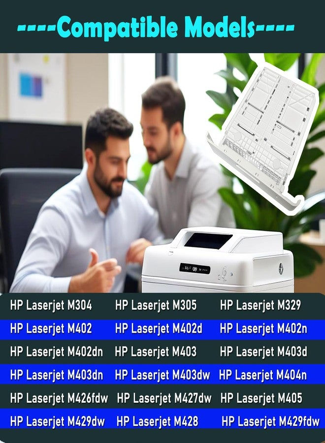 درج الورق رقم 2 متوافق مع طابعات HP LaserJet Pro M402d، M402n، M402dn، M403dn، M404n، M405، M426fdw، M429dw، درج إدخال الورق رقم 2، RM2-5392-000، M403dw، M305، M403، M427dw، M428، سعة 250 ورقة. - Image 5
