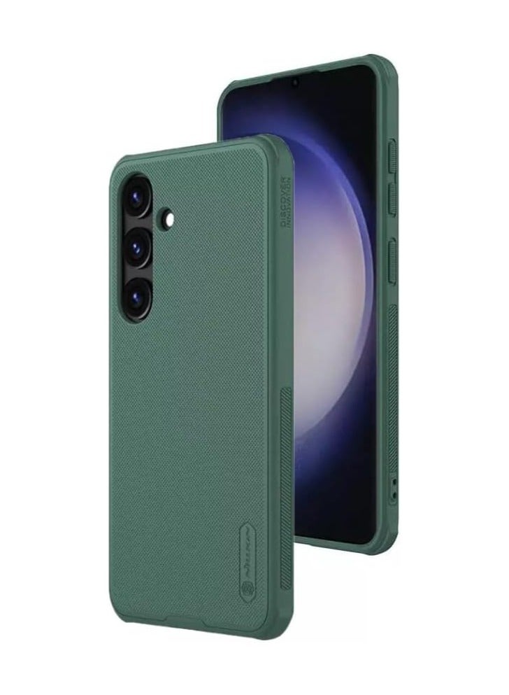 Nillkin Samsung Galaxy S24 Case Cover,Super Frosted Shield Pro Matte All-Round Protection Anti-scratch Slim Luxury PC Hard Protection Back Cover for Samsung Galaxy S24 Green