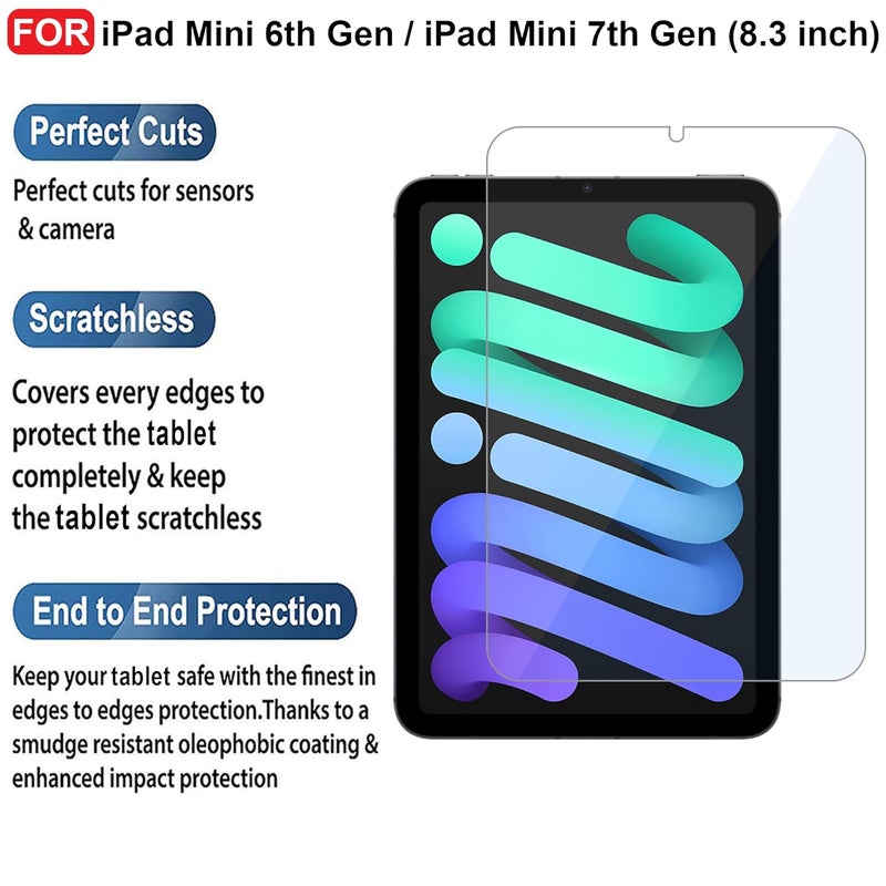 Cedo iPad Mini 6th Gen/iPad Mini 7th Gen (8.3 inch) Tempered Glass | Screen Protector Tempered Glass for iPad Mini 6 Gen (2021) / iPad Mini 7 Gen (2024) 8.3 inch - Image 2