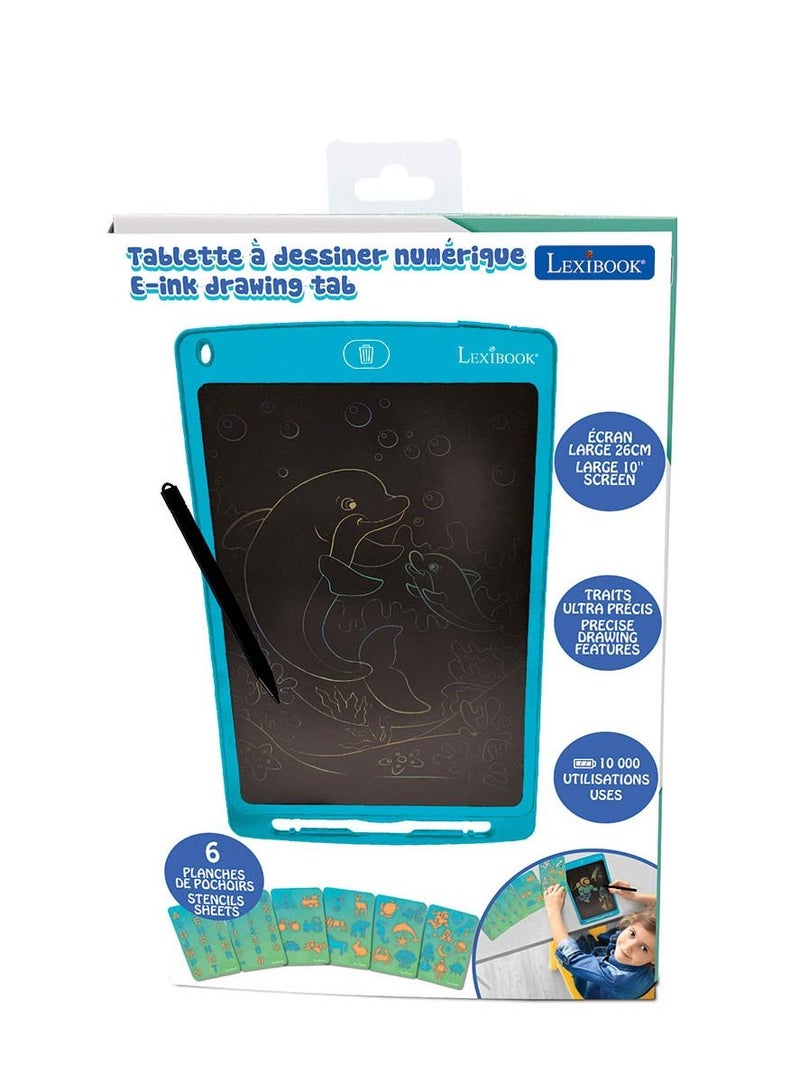 Lexibook Lexibook E Ink Drawing Tablet with Stencils 10 inch - Image 2