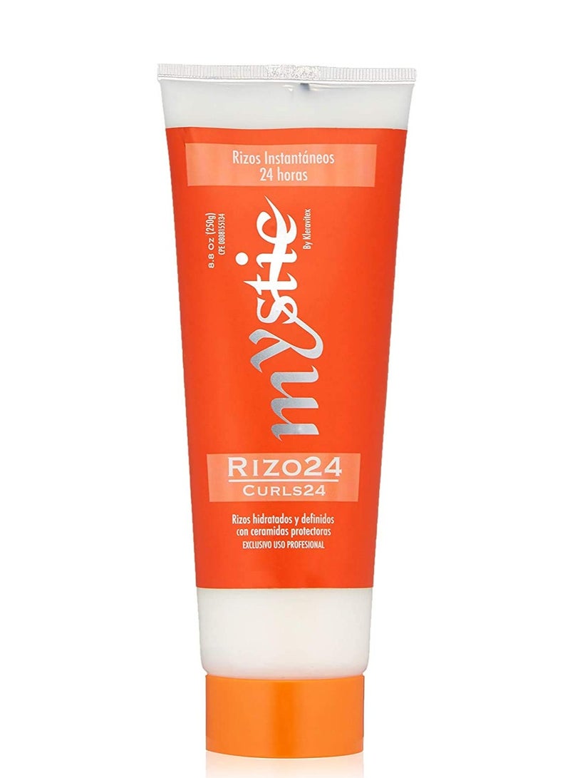Kleravitex Curls 24 Rizo 24 Leave In Treatment (8.8 Fl Oz.) - Defining and Smoothing Cream for Tight Curls, Twist-Outs, Braids - Styling Cream for All Curl Types - Image 1