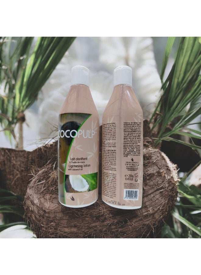 COCOPULP Coco Pulp Lightening Body Lotion with Coconut Oil – Hydrating & Brightening Moisturiser 250ml - Image 2