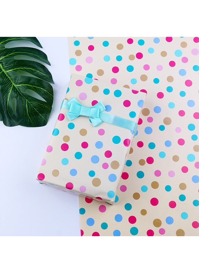 Zeemey 6 Sheets Gift Wrapping Paper With Accessories,Holiday Gift Wrapping Paper,Birthday Gift Box Gift Wrapping DIY, Gift Wrapping Paper for Birthday, Holiday, Wedding, Party,Kids Gift Wrapping (70cmX50cm)  - Image 5