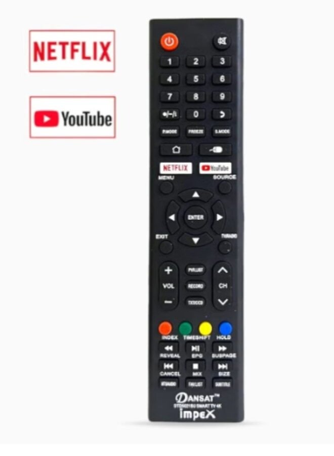 Dansat Remote Control For Dansat Smart Startrack Onix Grace Felexy Impex G-Ten LCD LED - Image 2