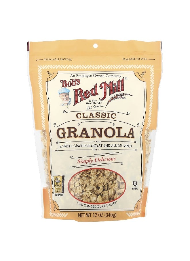 Bobs red mill Bob's Red Mill, Granola, Classic, 12 oz (340 g)  - Image 1