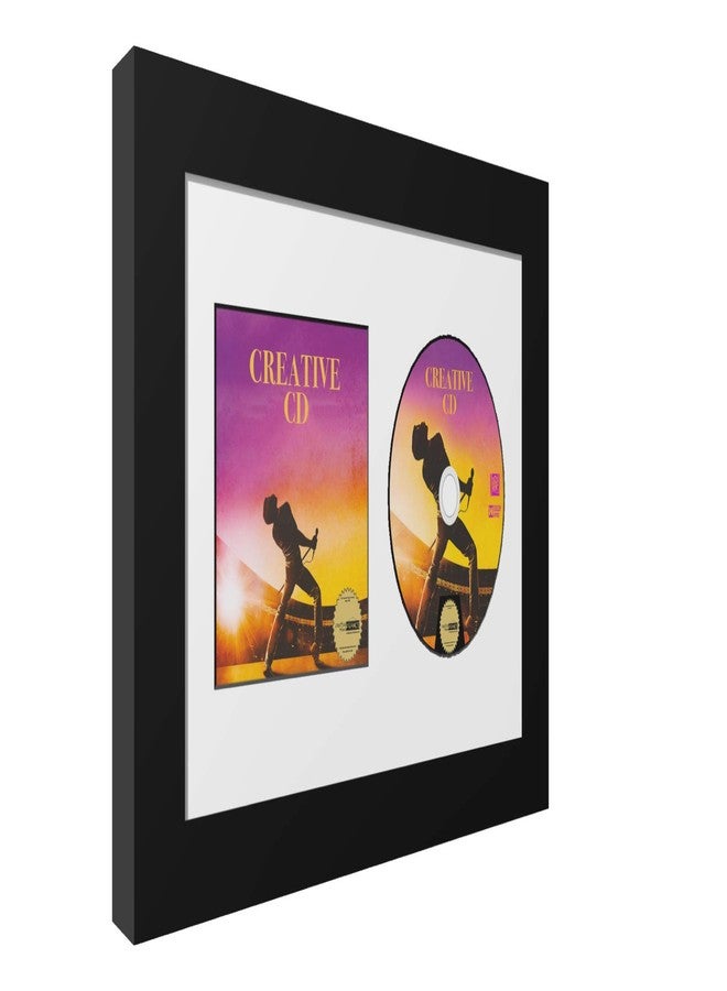 Creative Picture Frames 8" x 12" CD Music Frame with White Matting Displays Disc and Cover Self Standing or Wall Display - Image 3