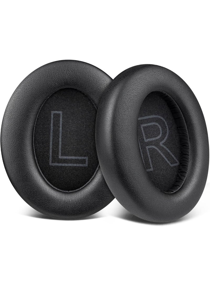 QIRG Replacement Earpads for Anker Soundcore Q11i Wireless Over-Ear Headphones, Ear Pads Cushions with Soft Protein Leather and High-Density Memory Foam - Black - Image 1