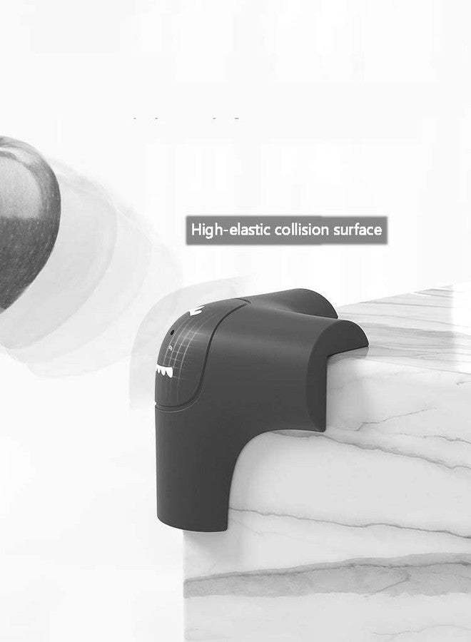 Clovis Soft Baby Proofing Corner Guards & Edge Protectors - Pre-Taped Table Corner Protector, Child Safety Furniture Bumper, Sharp Corner Cushions (Black, Set of 4) - Image 2