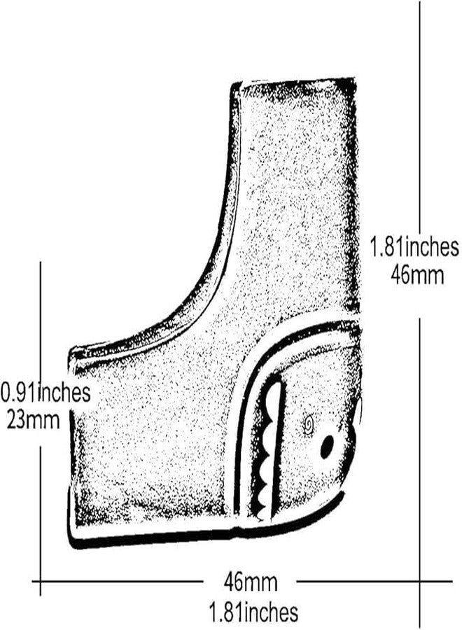 Clovis Soft Baby Proofing Corner Guards & Edge Protectors - Pre-Taped Table Corner Protector, Child Safety Furniture Bumper, Sharp Corner Cushions (Black, Set of 4) - Image 3