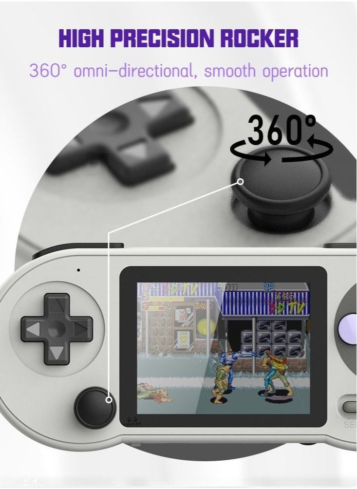 Generic - Wireless handheld game console with 7 emulators, 6000 games and 3-inch screen - Image 1