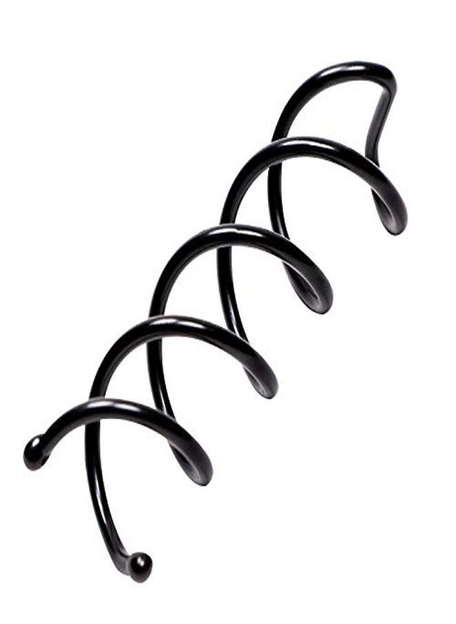 Mini Skater - 4Pcs 1.88 Inch Length Spiral Hair Pin Spin Twist Pin For Women Girl Diy Hair Style, Black - Image 1