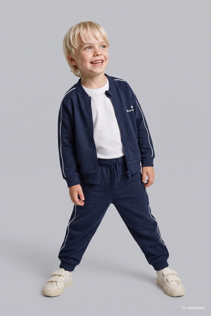 Defacto Baby Boy Slogan Printed 2 Piece Set