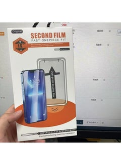Applicable To Apple 16pro Gorilla 360 Degree Peep-proof And Dust-free Tempered Film Iphone16promax Film HD-Color:Soft Shell Dust-free Warehouse [hd + Packaging]-Size:iPhone 13/13pro/14