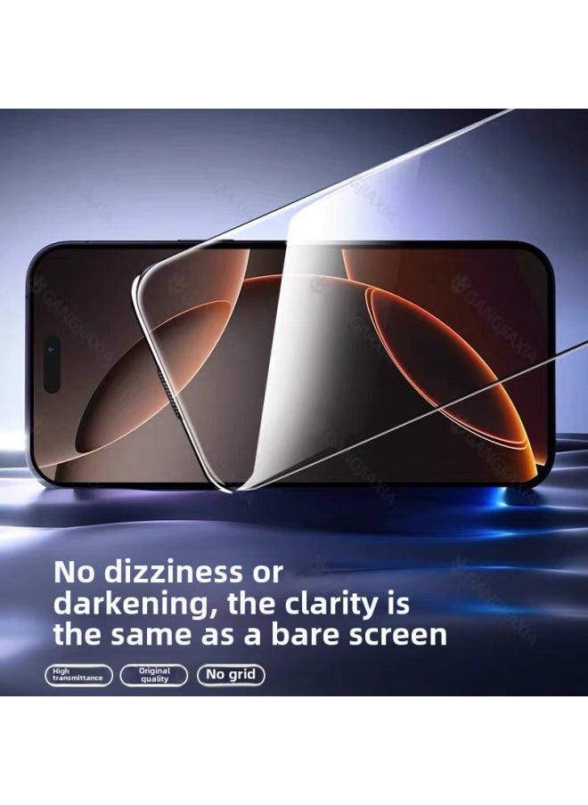Generic - Applicable To Apple 16pro Gorilla 360 Degree Peep-proof And Dust-free Tempered Film Iphone16promax Film HD-Color:Soft Shell Dust-free Warehouse [hd + Packaging]-Size:iPhone 13/13pro/14 - Image 1