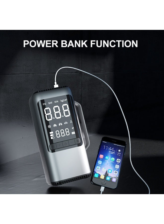 Portable Car Survival Kit: Jump Starter, Inflator, Vacuum & Charging Bank - Image 2