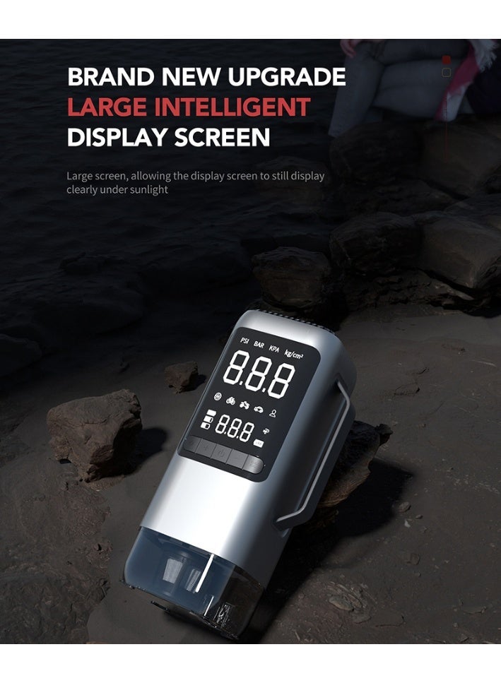 Portable Car Survival Kit: Jump Starter, Inflator, Vacuum & Charging Bank - Image 3