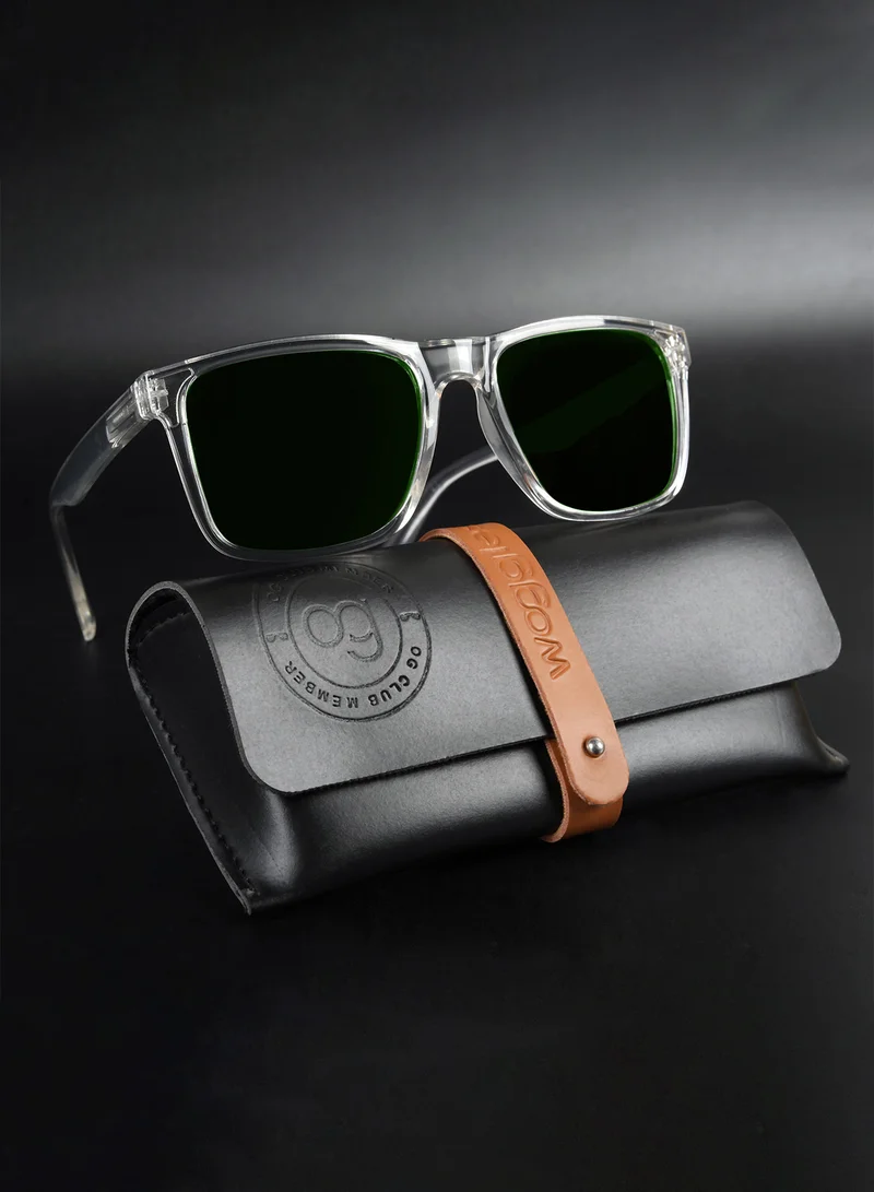 ووجلز Polarized Square Sunglasses|100% UV Protection|Men & Women