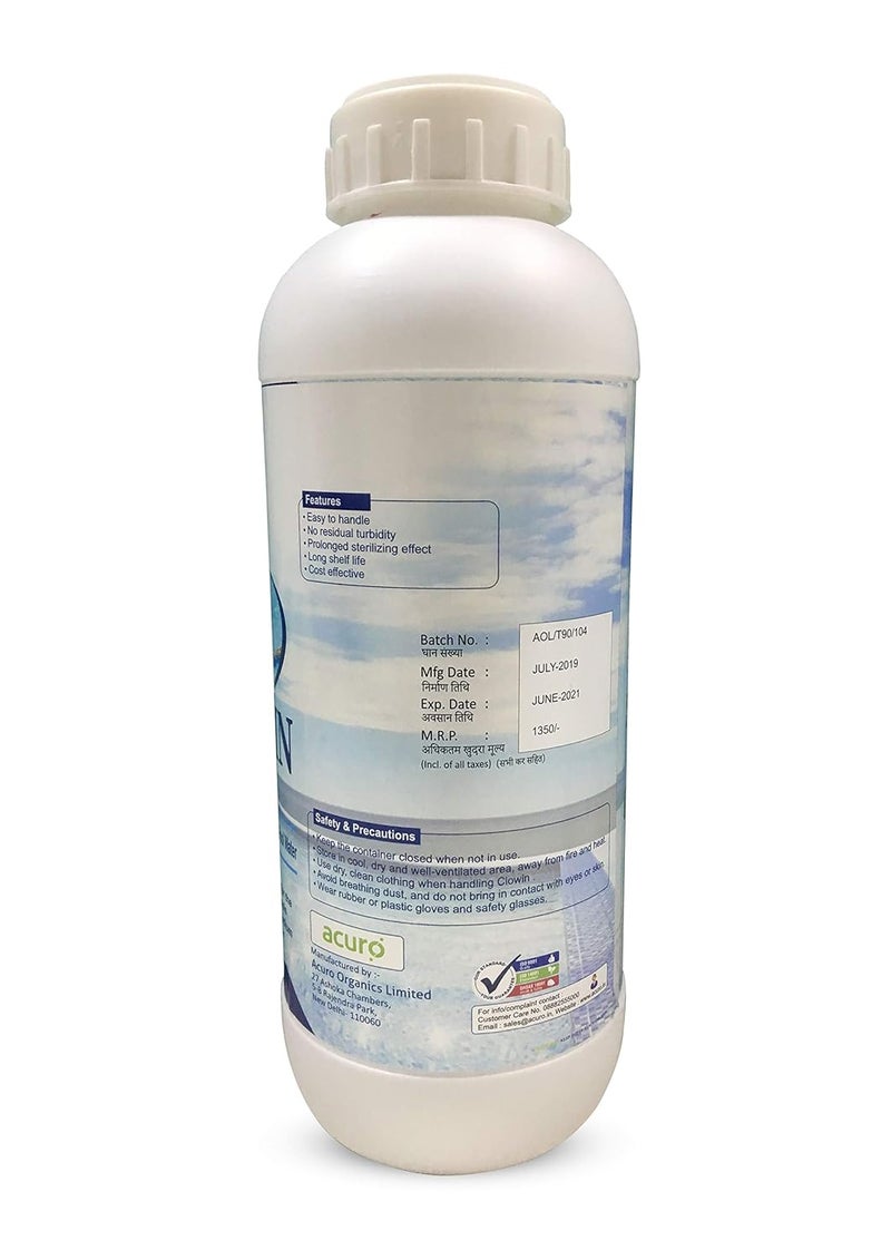 acuro CLOWIN - Granular Form Antifoulant for Swimming Pools, TCCA 90, Chlorine Based algicide (1 kg) - Image 3