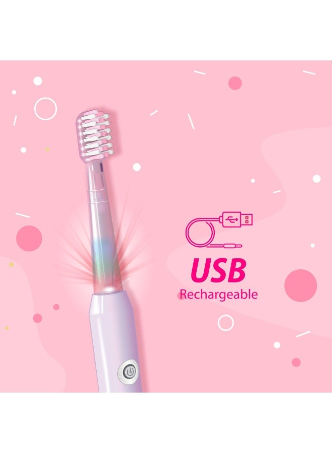 Dentoshine Sonic Plus Toothbrush Age 3+ -Pink - Image 4