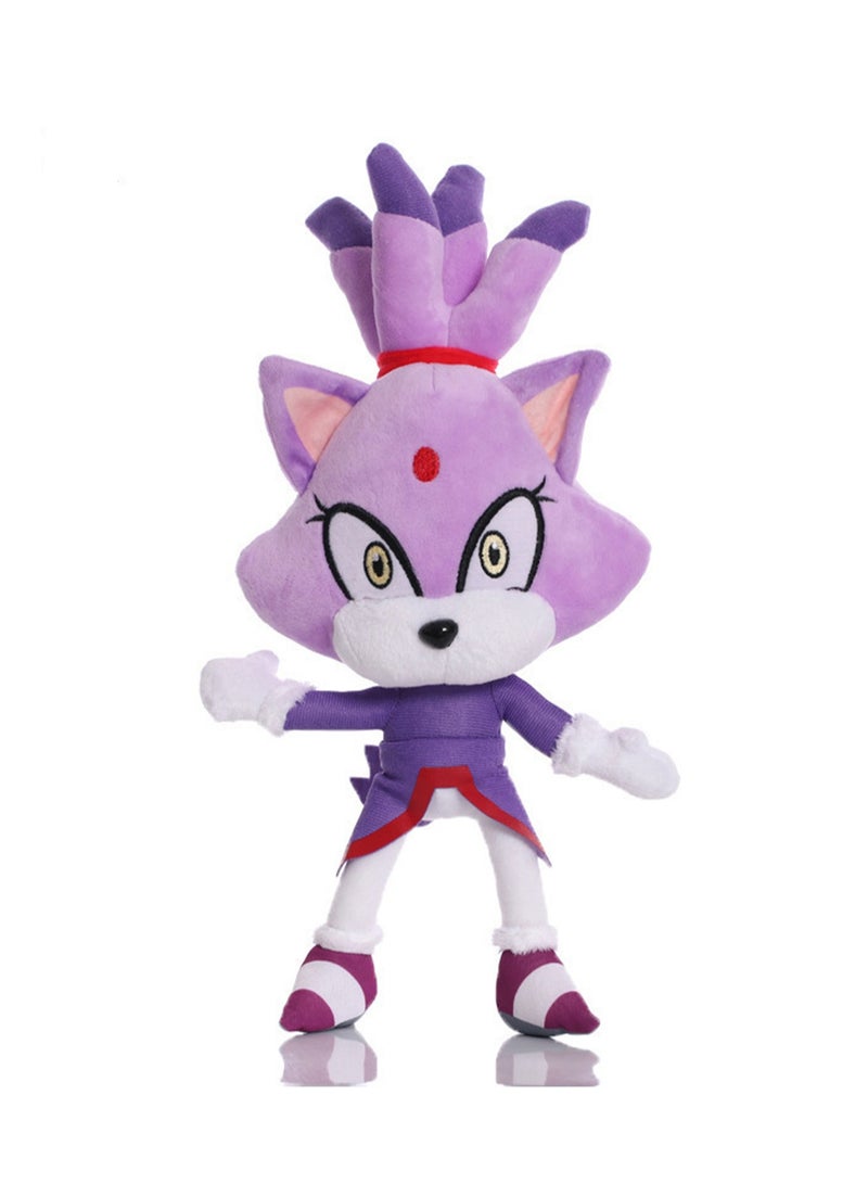 Cartoon Doll Doll Children Cute Anime Plush Toy (Purple ) - Image 1