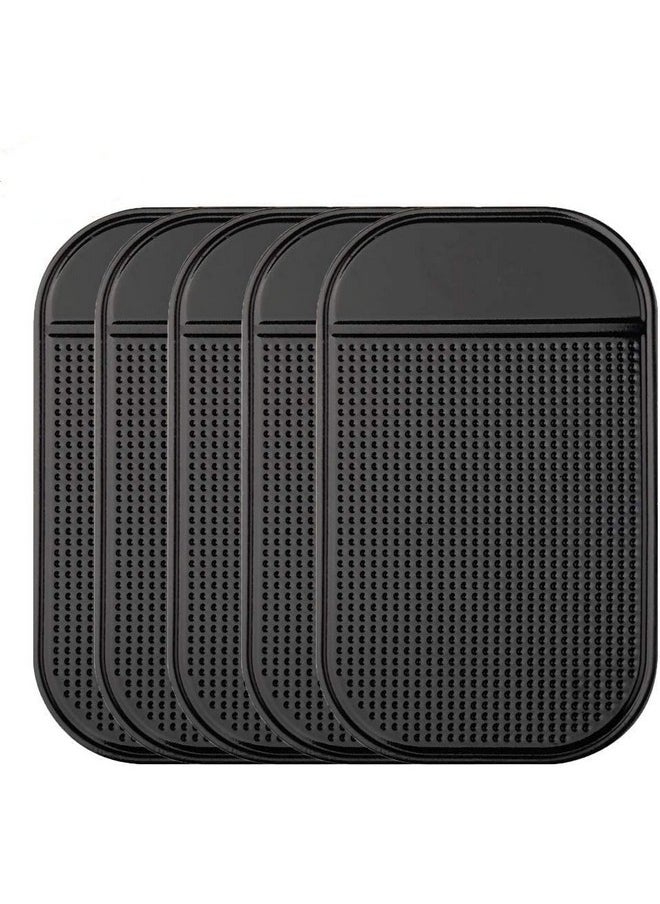 Bysameyee - Car Dashboard Non Slip Mat Bysameyee 5 Pack Anti Slide Sticky Extra Thick Dash Pad For Radar Detector Cell Phone Keys Glass Mirrors Metal Gps Coins - Image 1