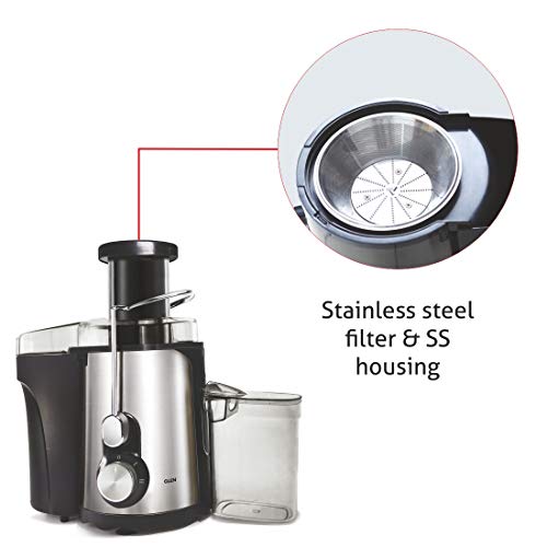 Glen Centrifugal Juicer Machine With Powerful Copper Motor 600 Watt (SA-4019) - Image 3