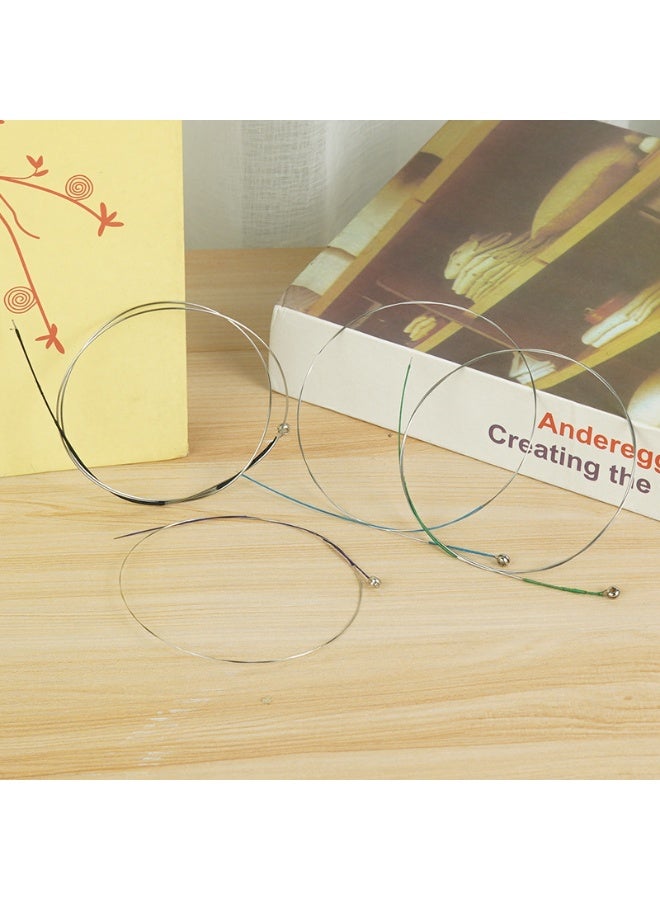 مجموعة أوتار الكمان العالمية - قلب فولاذي، جرح كوبرونيكل، مقياس متوسط، نهاية كرة فولاذية - مثالية للعزف على الكمان مقاس 4/4، 3/4، 1/2، 1/4، من المبتدئين إلى اللاعبين المتقدمين - Image 2