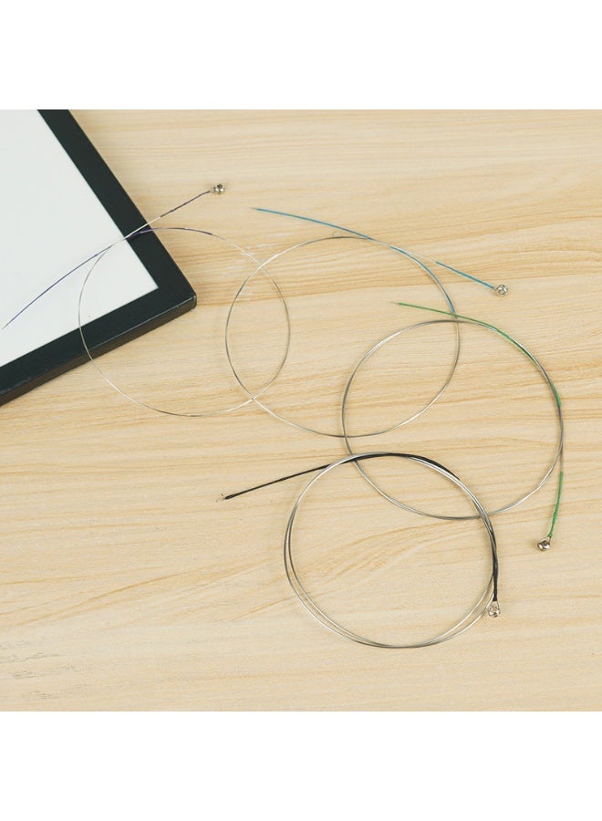 مجموعة أوتار الكمان العالمية - قلب فولاذي، جرح كوبرونيكل، مقياس متوسط، نهاية كرة فولاذية - مثالية للعزف على الكمان مقاس 4/4، 3/4، 1/2، 1/4، من المبتدئين إلى اللاعبين المتقدمين - Image 4