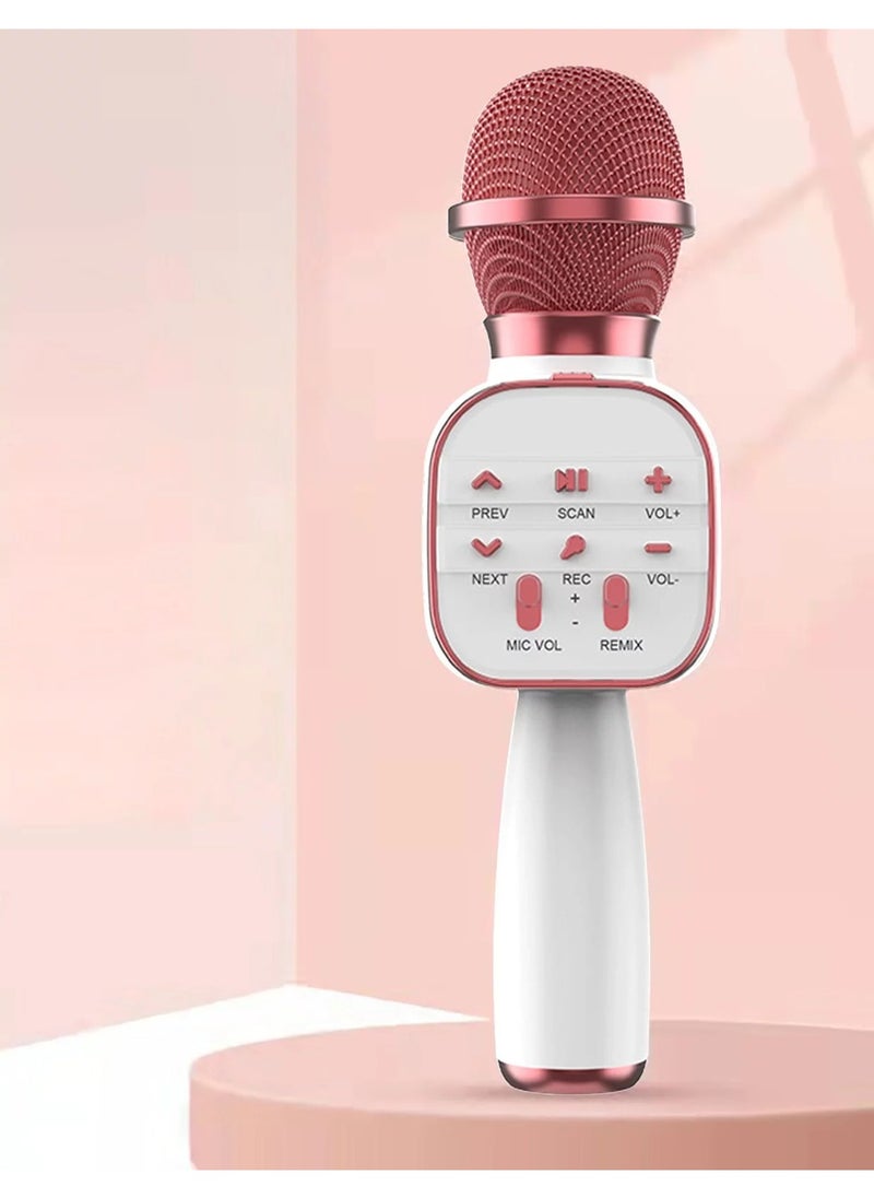 Toy Box - Wireless Microphone Bluetooth Speaker All-In-One Mobile Phone Karaoke Live Microphone Tw-S Couplet Four Kinds of Sound Effects Real-Time Ear Back Monitoring Gift - Image 1