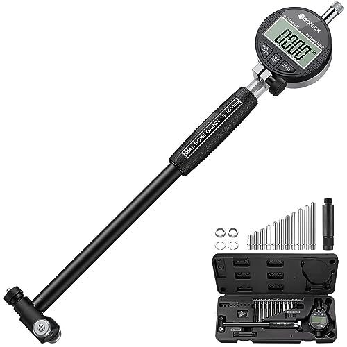 Neoteck مجموعة قياس الثقوب الرقمية من نيوتك (2-6"/0.0005") مع قرص مركزي ذاتيًا، أنفيل كربيد، مقابض معزولة لقياس أسطوانة المحرك العميقة - أسود - Image 1
