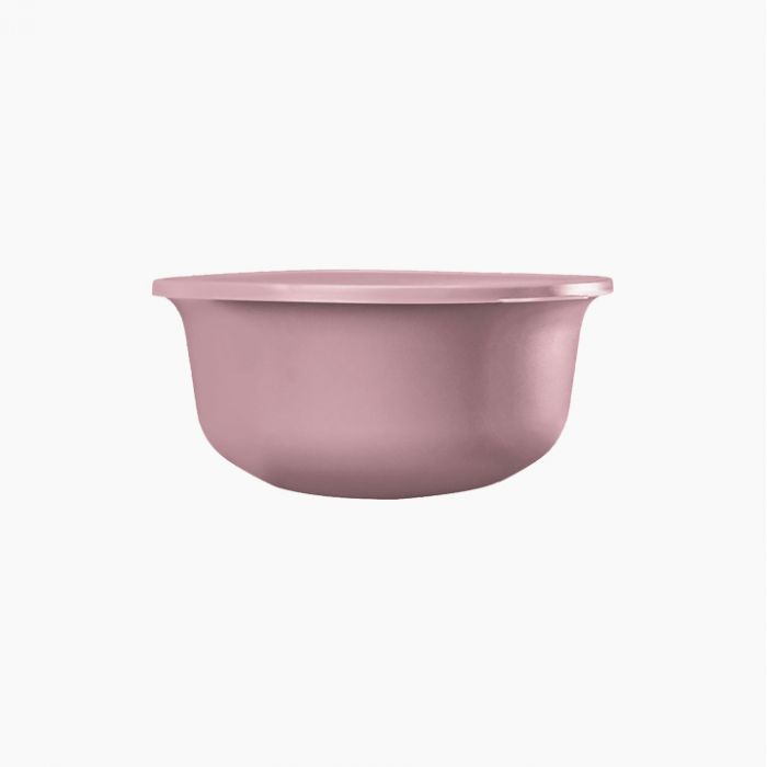Aksa Plastic Dough Bowl, 4 Liter Capacity, Pink