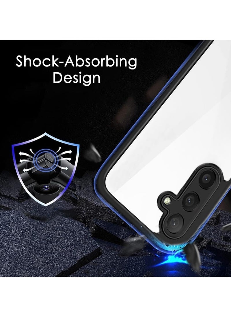Generic Bumper Protective Case for Samsung Galaxy A14 Silicone TPU Bumper Ultra Durable Ultra-Safe Camera Optimum Solution Black  - Image 4