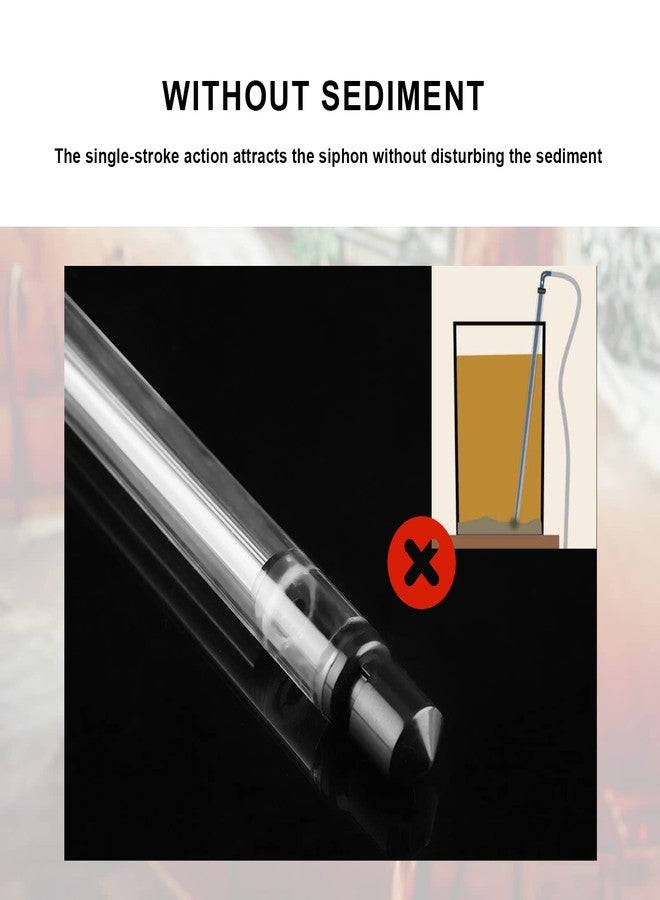 Lazmin مضخة شفط أوتوماتيكية للتخمير، أنبوب مضخة نقل سوائل بلاستيكي شفاف يدوي لتخمير البيرة والنبيذ في المنزل - Image 3