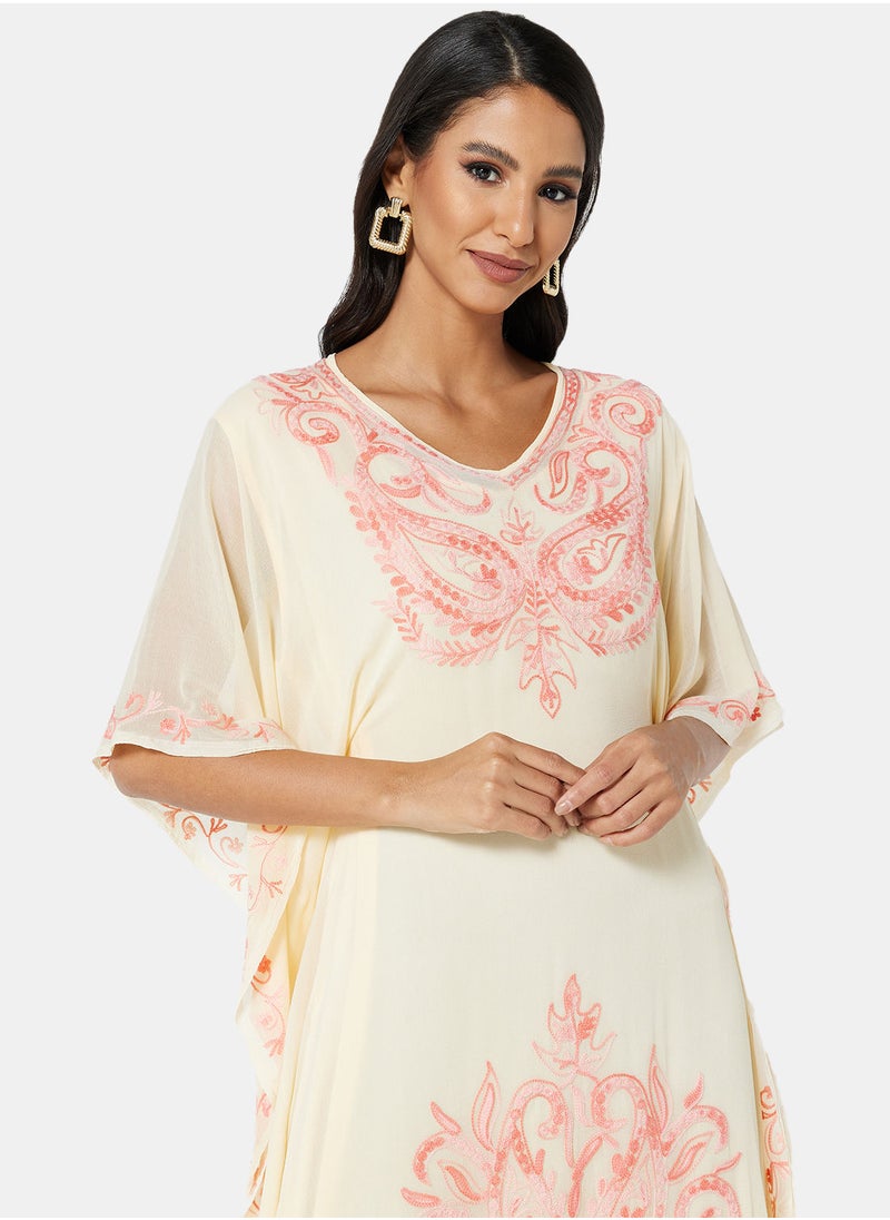 ARABIAN CLOSET EMBROIDERED KAFTAN  - Image 3