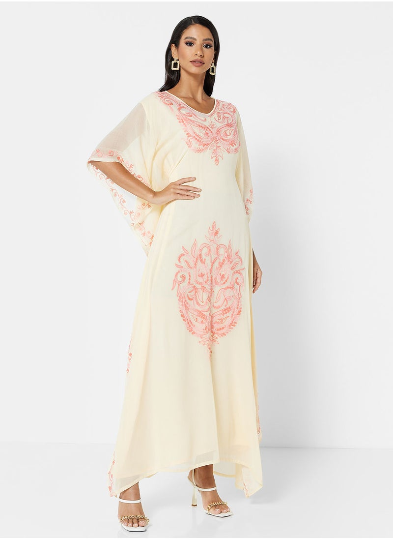 ARABIAN CLOSET EMBROIDERED KAFTAN  - Image 1
