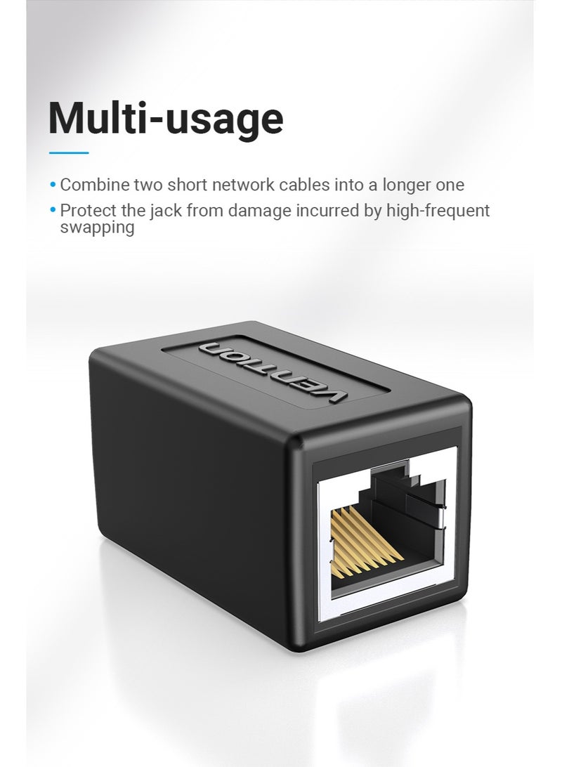 VENTION Cat.6 FTP Keystone Jack Coupler Black Model # IPVB0 - Image 2