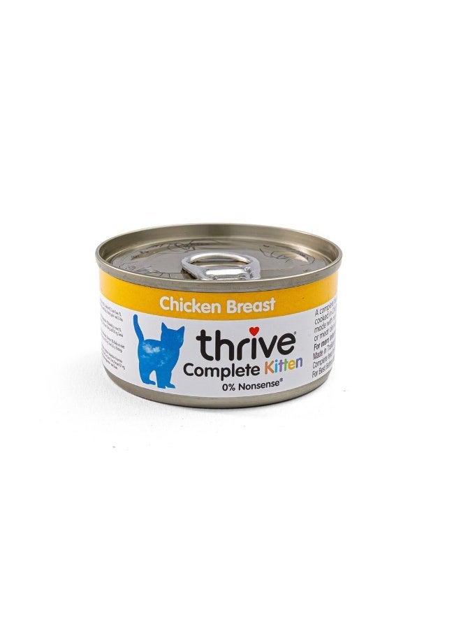 Thrive Complete Chicken Breast Wet Kitten Food, 12 x 75g Cans - Image 2