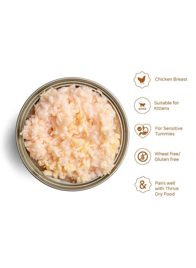 Thrive Complete Chicken Breast Wet Kitten Food, 12 x 75g Cans - Image 3