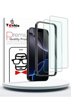 Apple iPhone 16 Pro Max Screen Protector, Super Clear Gorilla Glass with Easy Installation Auto Alignment Frame, 9H Tempered Glass, Bubble-Free, Case-Friendly - 2 Pack