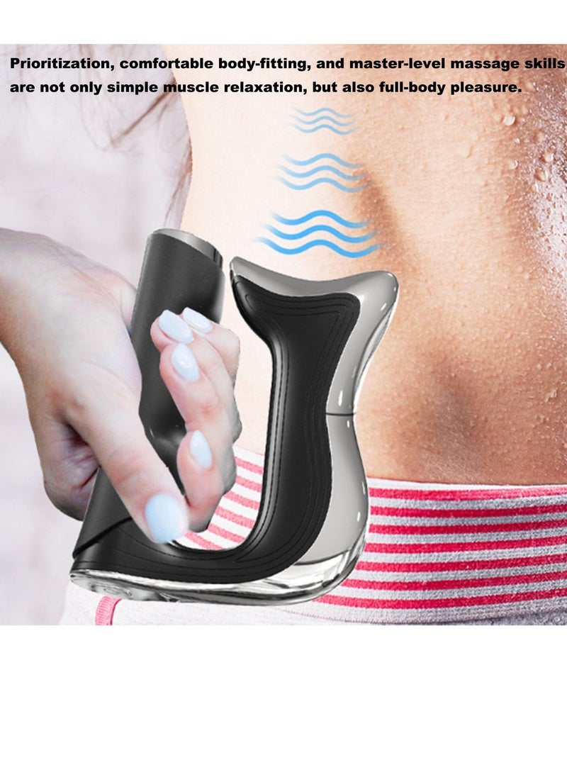 Generic - Fascia Knife, Electric Fascia Massager, Multifunctional Massage Tool, Electric Fascia Knife for Muscle Relaxation, Electric Scraping Tool, Applicable to The Whole Body (White) - Image 1