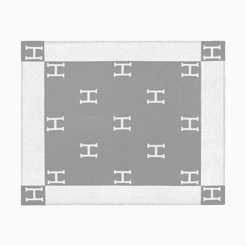 Double-Sided Flannel Throw Blanket Grey 
