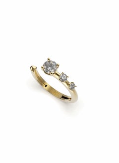 Open White Ring