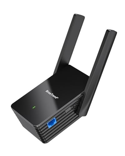 BrosTrend AX1500 WiFi 6 Universal WiFi to Ethernet Adapter with RJ45 Gigabit Port, Dual Band WiFi Bridge for PC, Printer, Smart TV, Blu-Ray Player, PlayStation, DVR, etc. Wireless to Wired Convert - Image 1