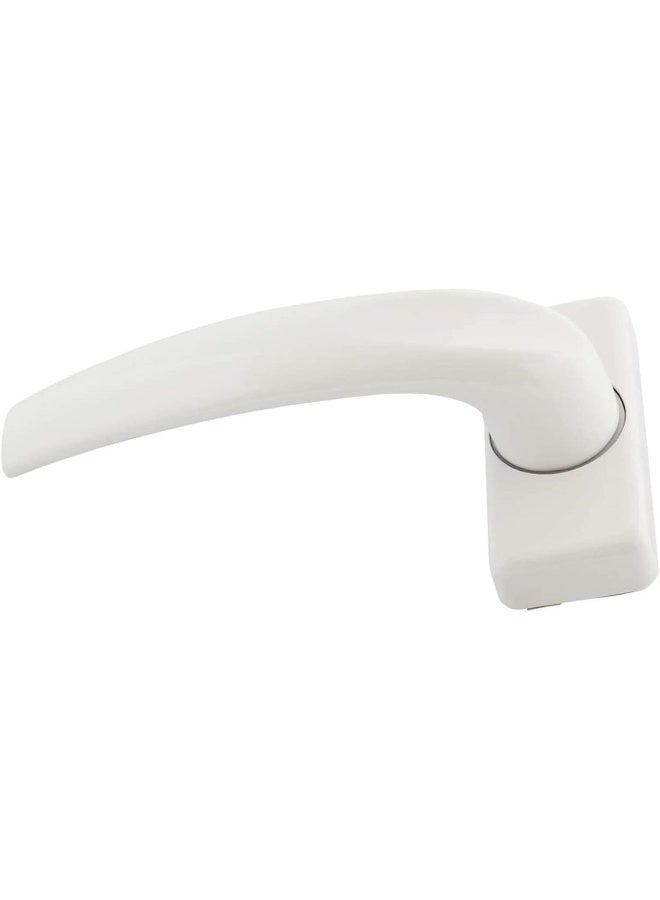 Biella Aluminium Door Handle For Home Bedroom, Office, Hotels Etc.-White (1 Pair) - Image 3