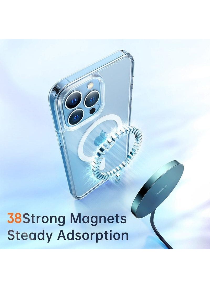Mcdodo Apple iPhone 13 Pro Compatible Strong Magsafe Magnetic Transparent TPU Case 1660  - Image 3