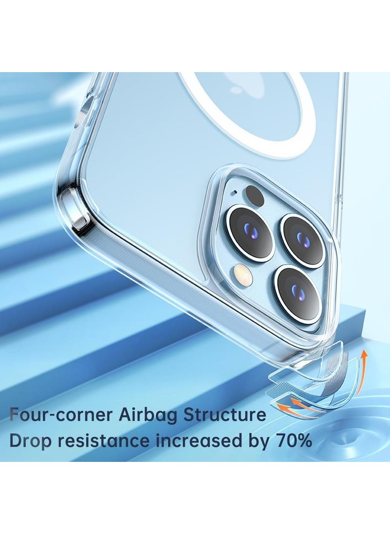 Mcdodo Apple iPhone 13 Pro Compatible Strong Magsafe Magnetic Transparent TPU Case 1660  - Image 5