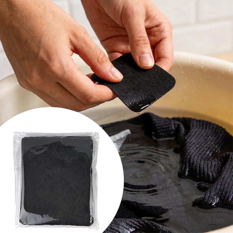 أوراق صبغ القماش الأسود لاستعادة لون الملابس، عناية بالملابس طويلة الأمد ومكثفة - Image 5