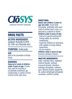 CloSYS CloSYS Fluoride Toothpaste, 7 Ounce, Gentle Mint, Whitening, Enamel Protection, Sulfate Free  - Image 2