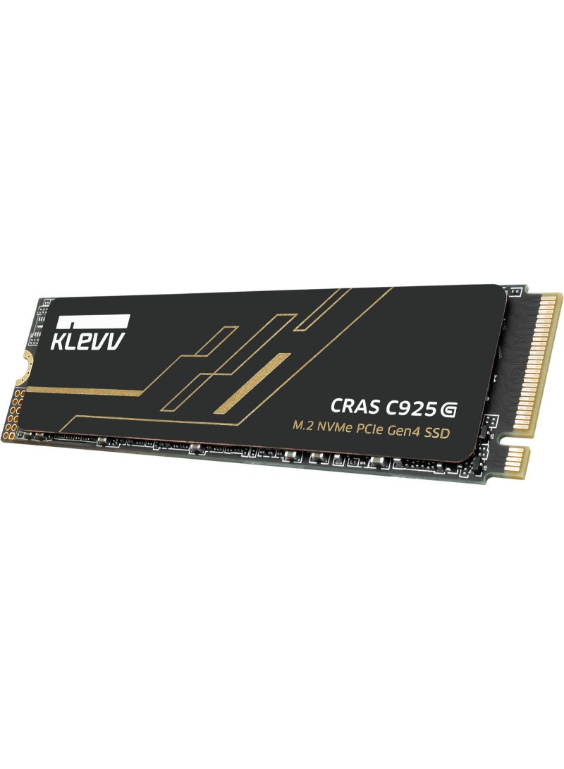 Klevv CRAS C925G M.2 NVMe SSD PCIe Gen4x4, 1TB Capacity, 7400MB/s High Speed 3D TLC Gaming SSD with Graphene Copper Heatsink AES 256 Encryption | K01TBM2SP0-25G - Image 4