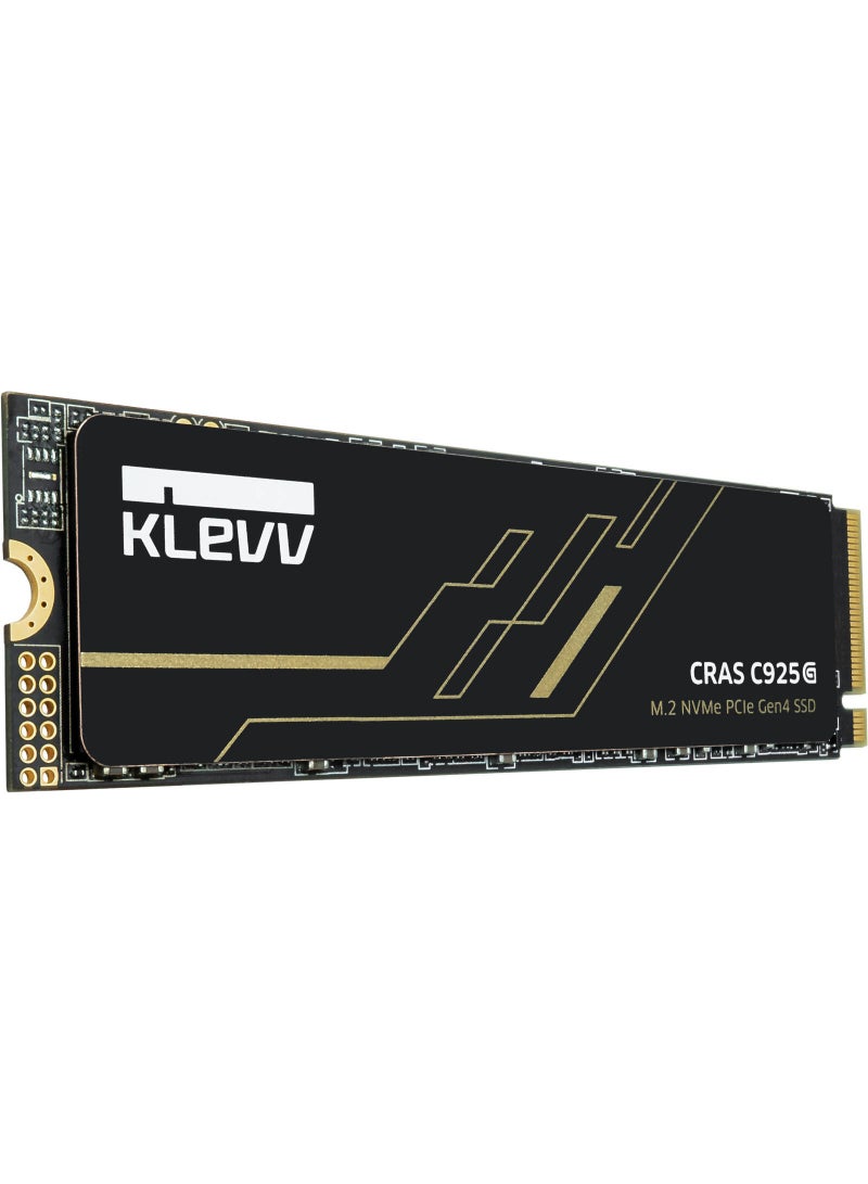 Klevv CRAS C925G M.2 NVMe SSD PCIe Gen4x4, 1TB Capacity, 7400MB/s High Speed 3D TLC Gaming SSD with Graphene Copper Heatsink AES 256 Encryption | K01TBM2SP0-25G - Image 3
